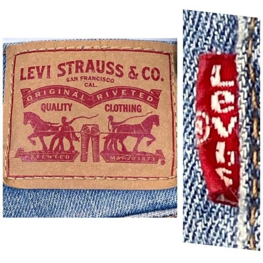 LEVIS Wedgie High Rise skinny distressed Jeans raw hem size 26 - Picture 10 of 11